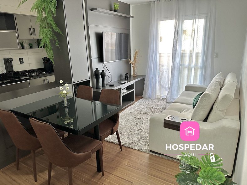 Apartamento Luxuoso, Barreiros, Prox Shopping Itaguaçu