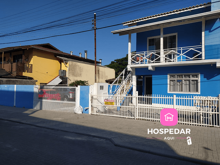 Casa na praia. Pé na areia. Vista mar , Bombinhas Canto gran