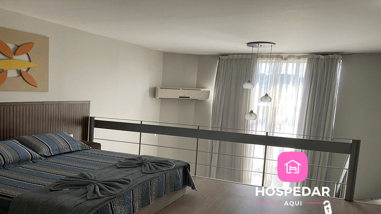 Saint Sebastian Flat 306 - Com Hidro! até 3 pessoas, Duplex,