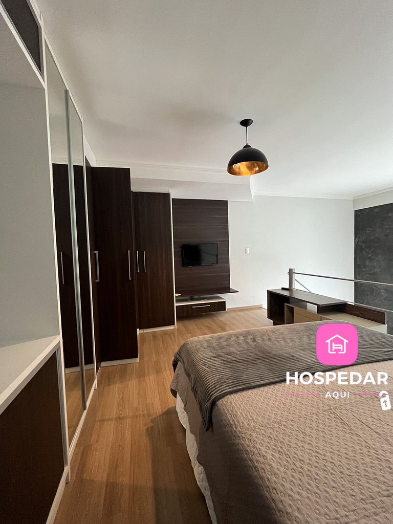 Saint Sebastian Flat 515 - Com Hidro! até 3 pessoas, Duplex,