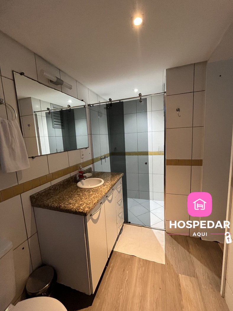 Saint Sebastian Flat 515 - Com Hidro! até 3 pessoas, Duplex,