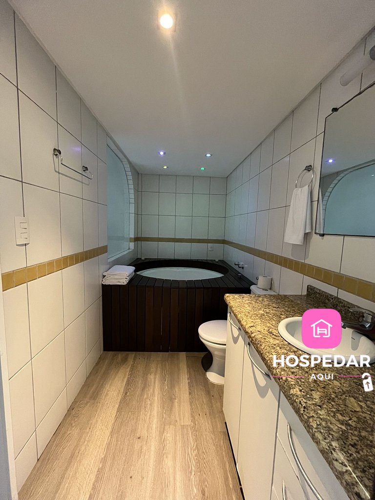 Saint Sebastian Flat 515 - Com Hidro! até 3 pessoas, Duplex,