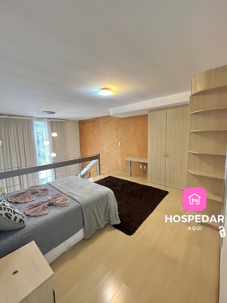 Saint Sebastian Flat 602- Com Hidro! até 3 pessoas, Duplex,