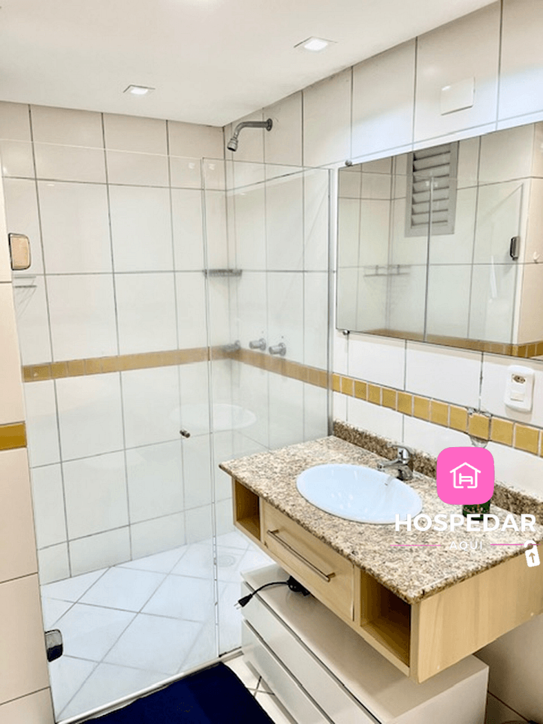 Saint Sebastian Flat 616 - Com Hidro! até 3 pessoas, Duplex,