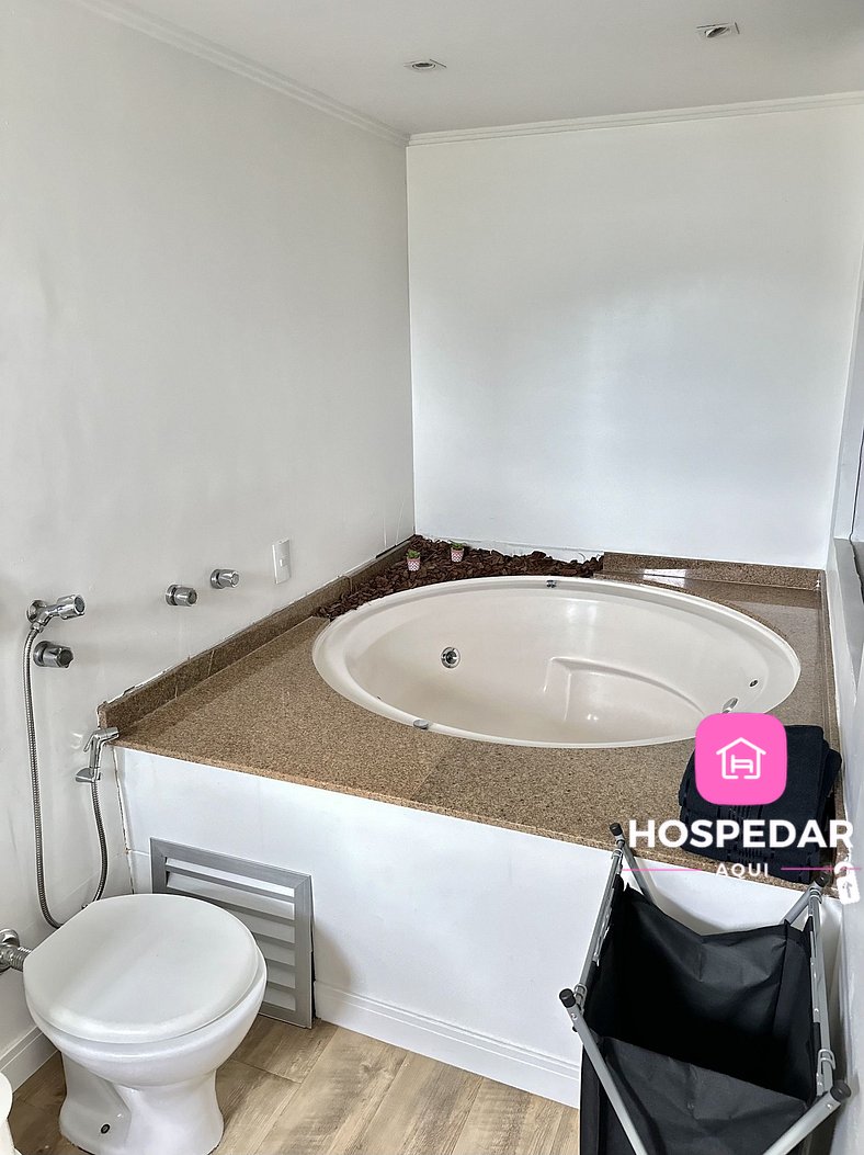 Saint Sebastian Flat 704 - Com Hidro! até 4 pessoas, Duplex,